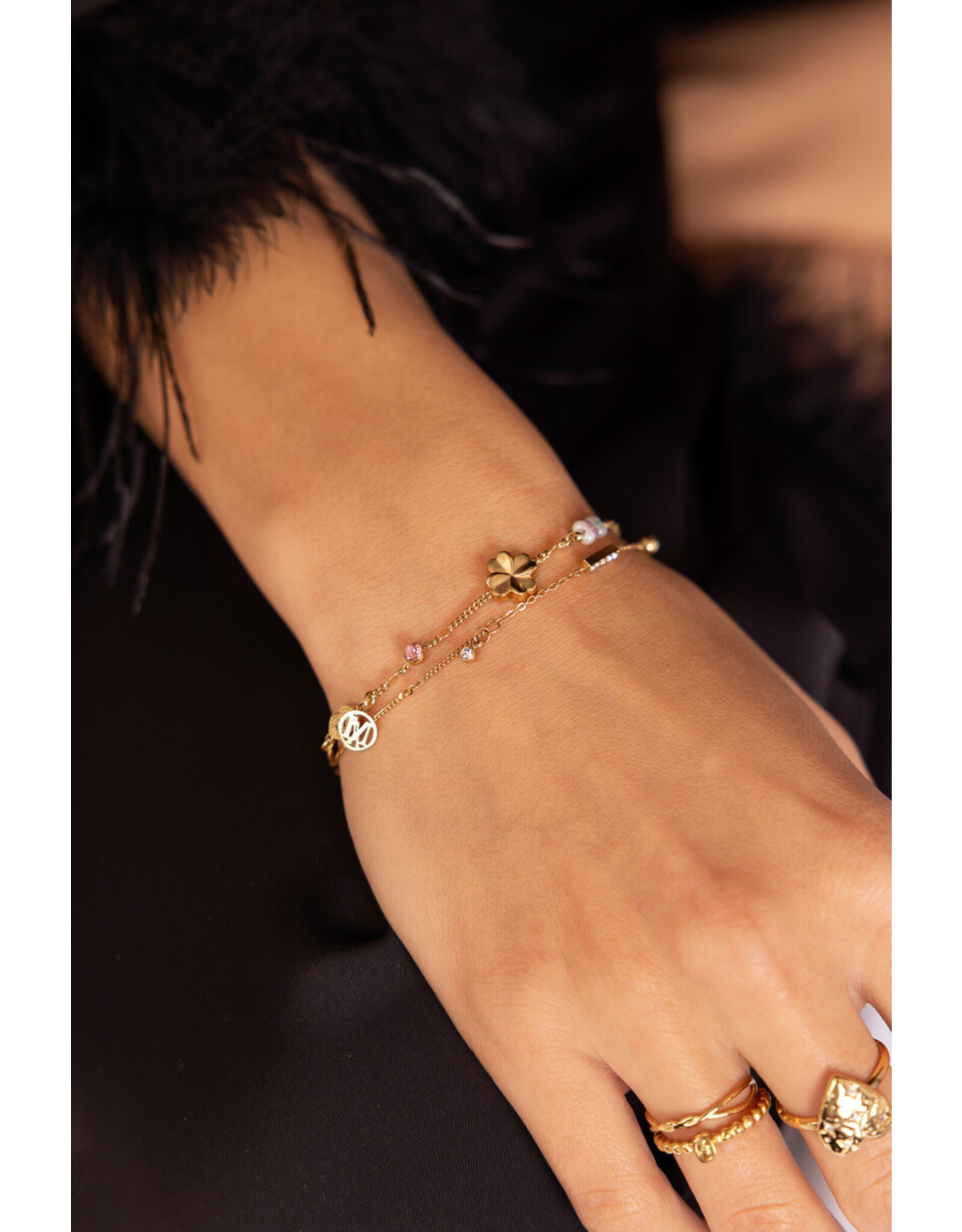 Armband Dreams come true goud