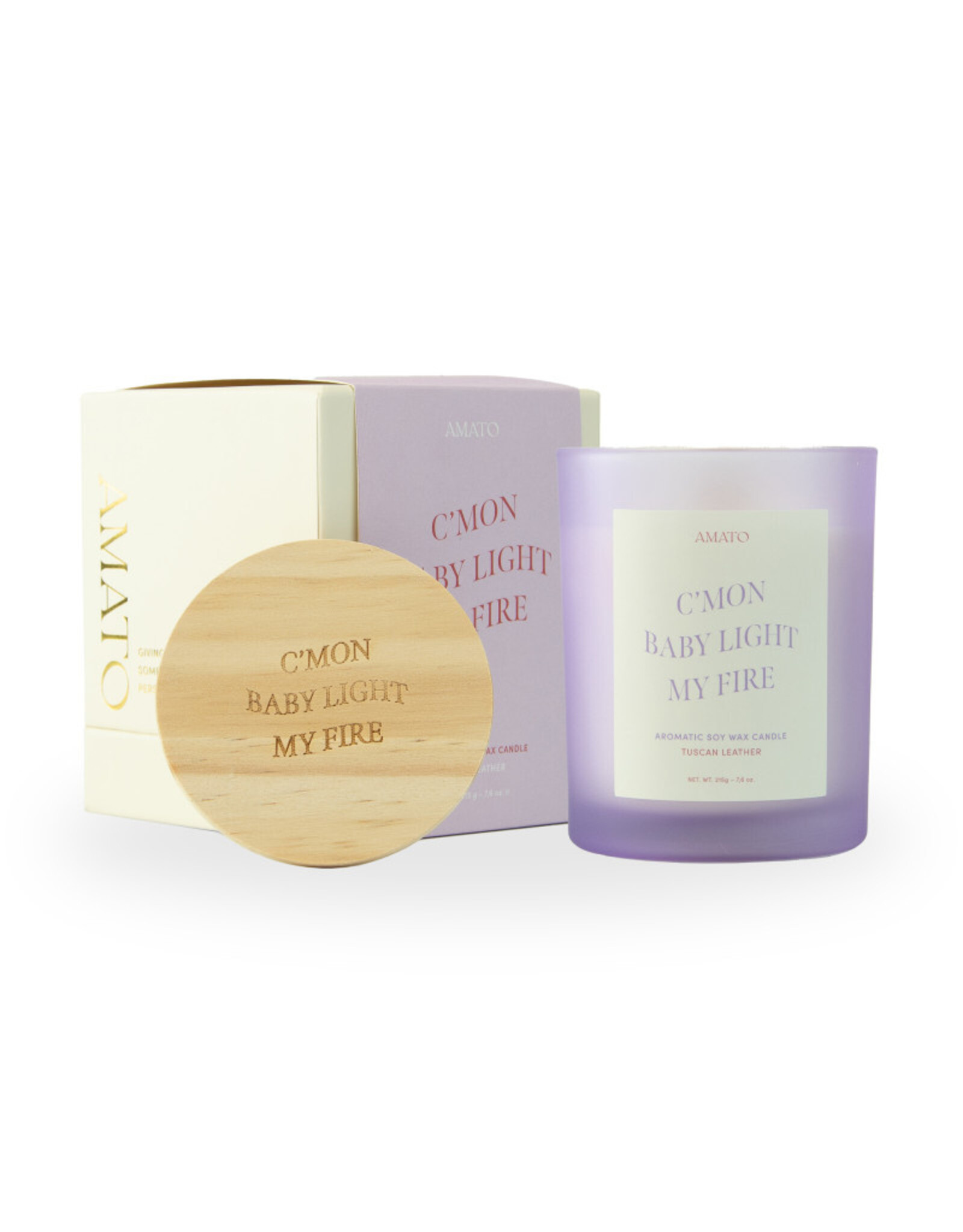 Geurkaars Tuscan leather