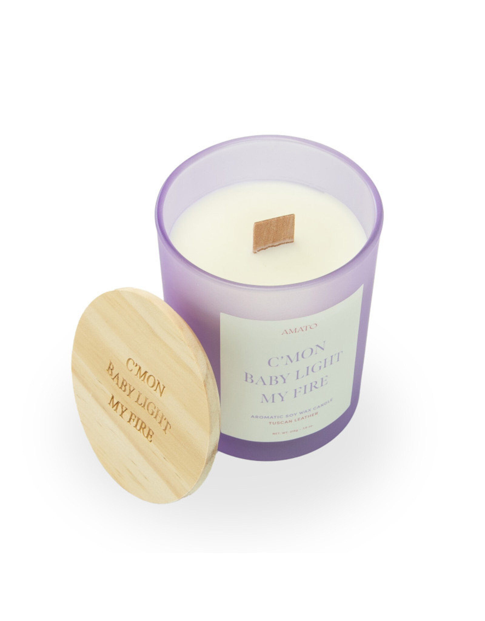 Geurkaars Tuscan leather