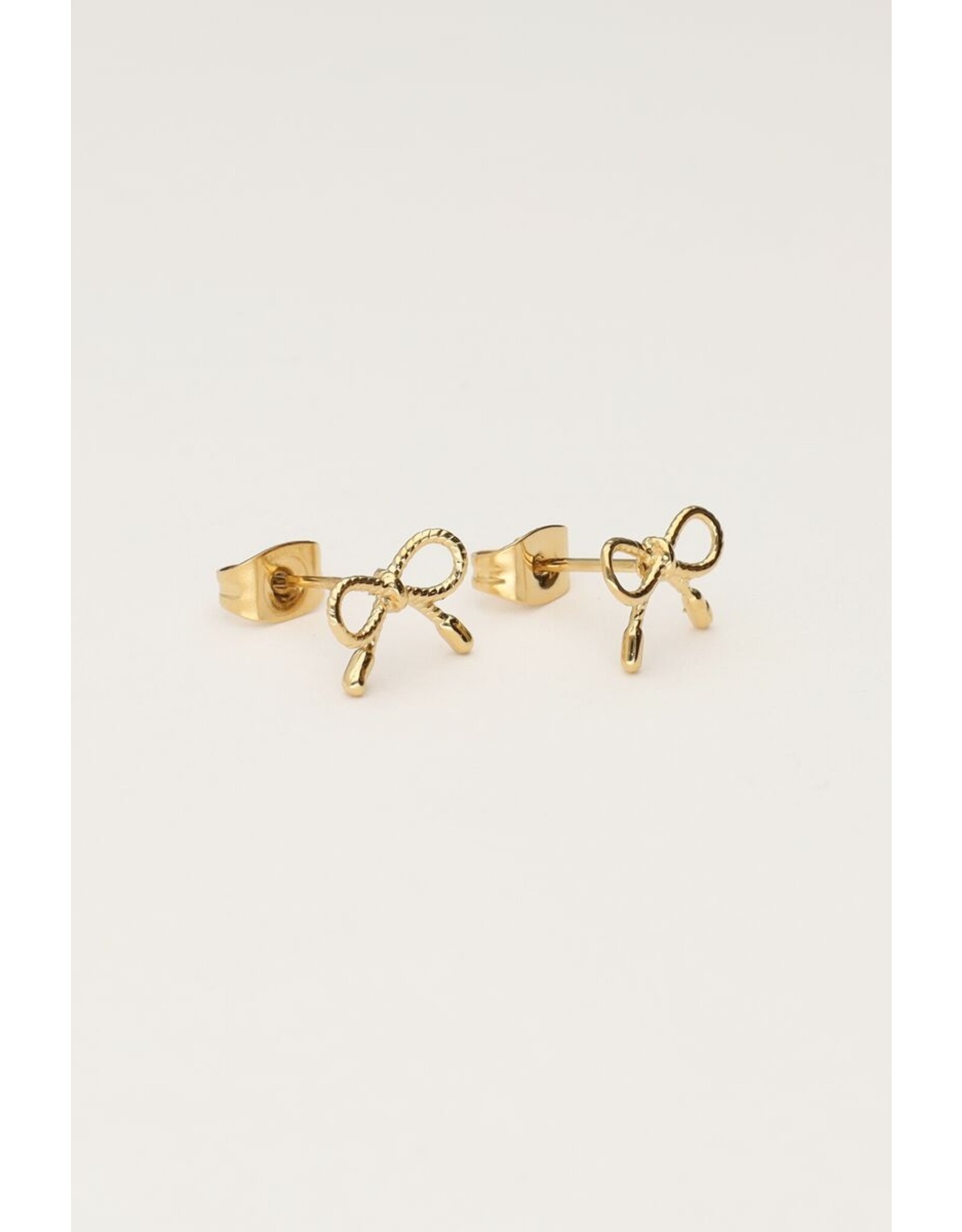 Studs strikje goud