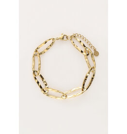 Armband schakel ovaal iconic
