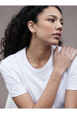 Ketting fijn steentje groen