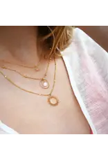 Ketting dubbel pink