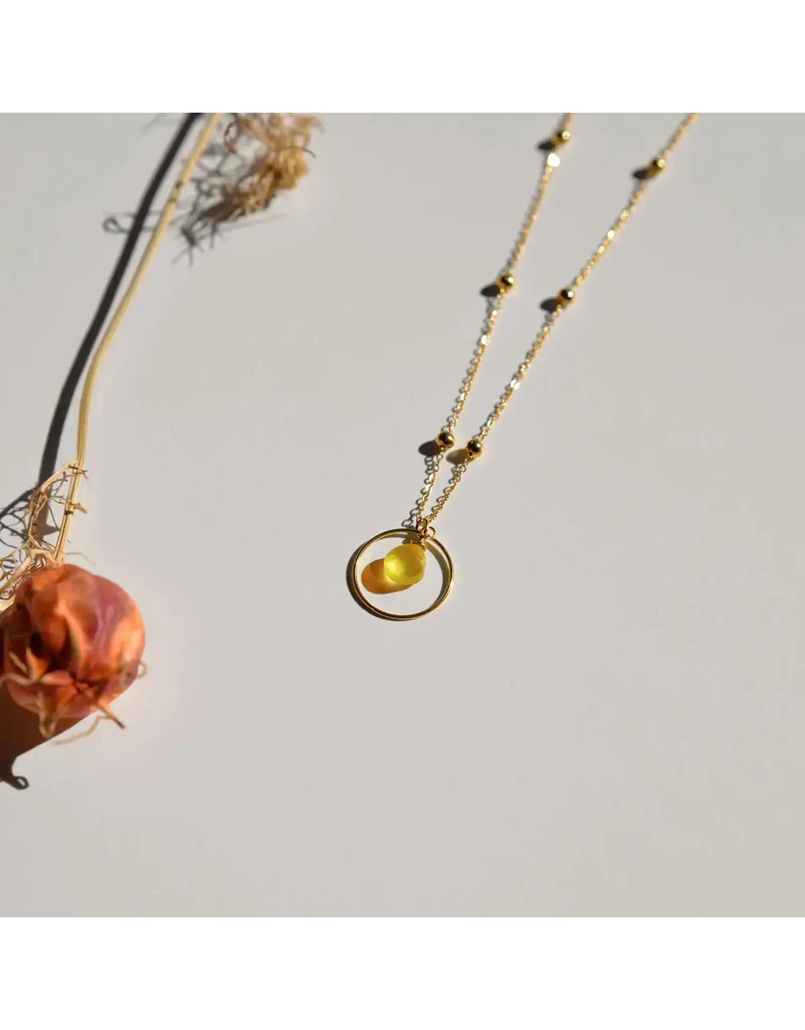 Ketting cirkel yellow