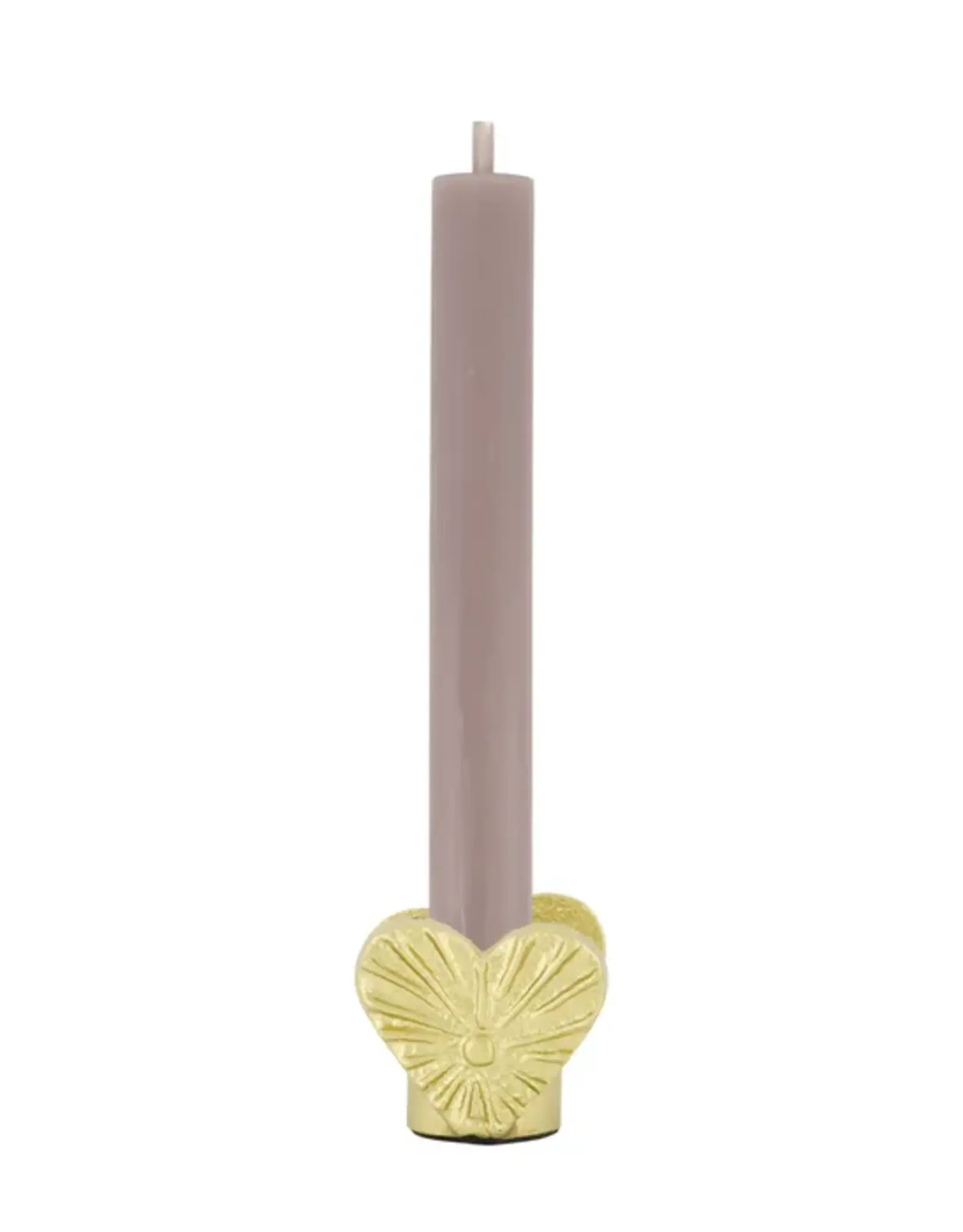 Kandelaar hartje goud