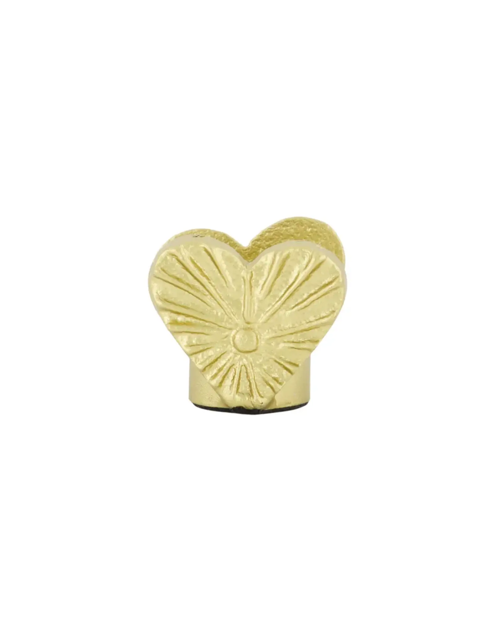 Kandelaar hartje goud