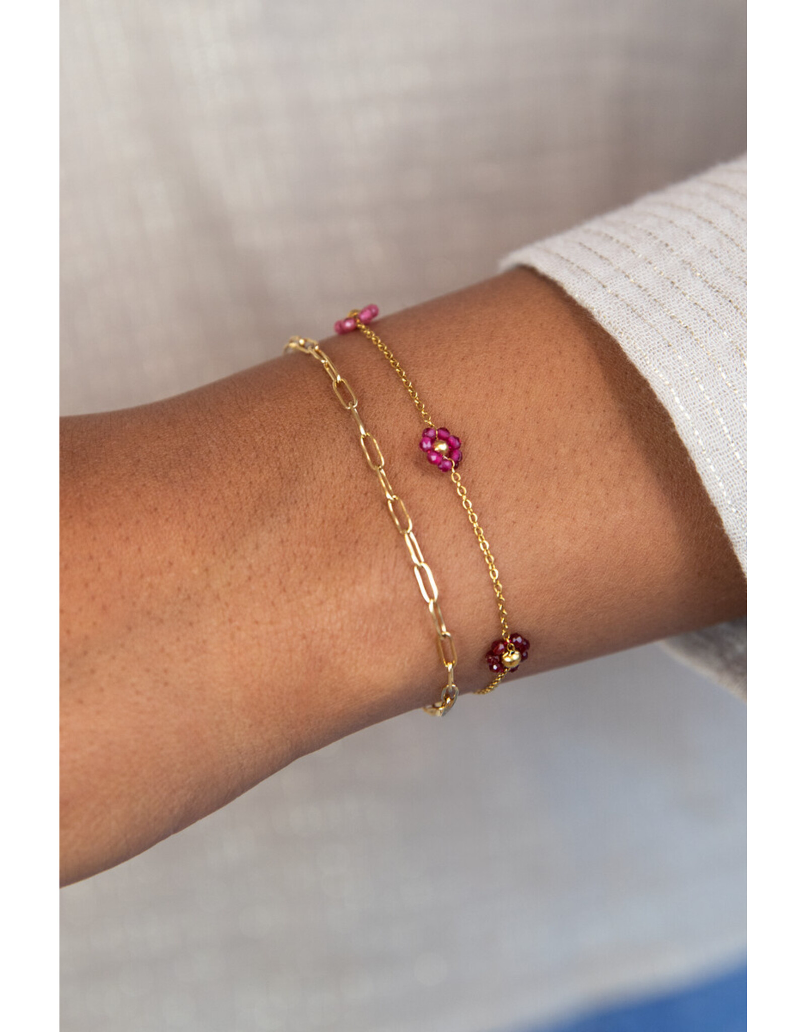 Armband bloemetjes