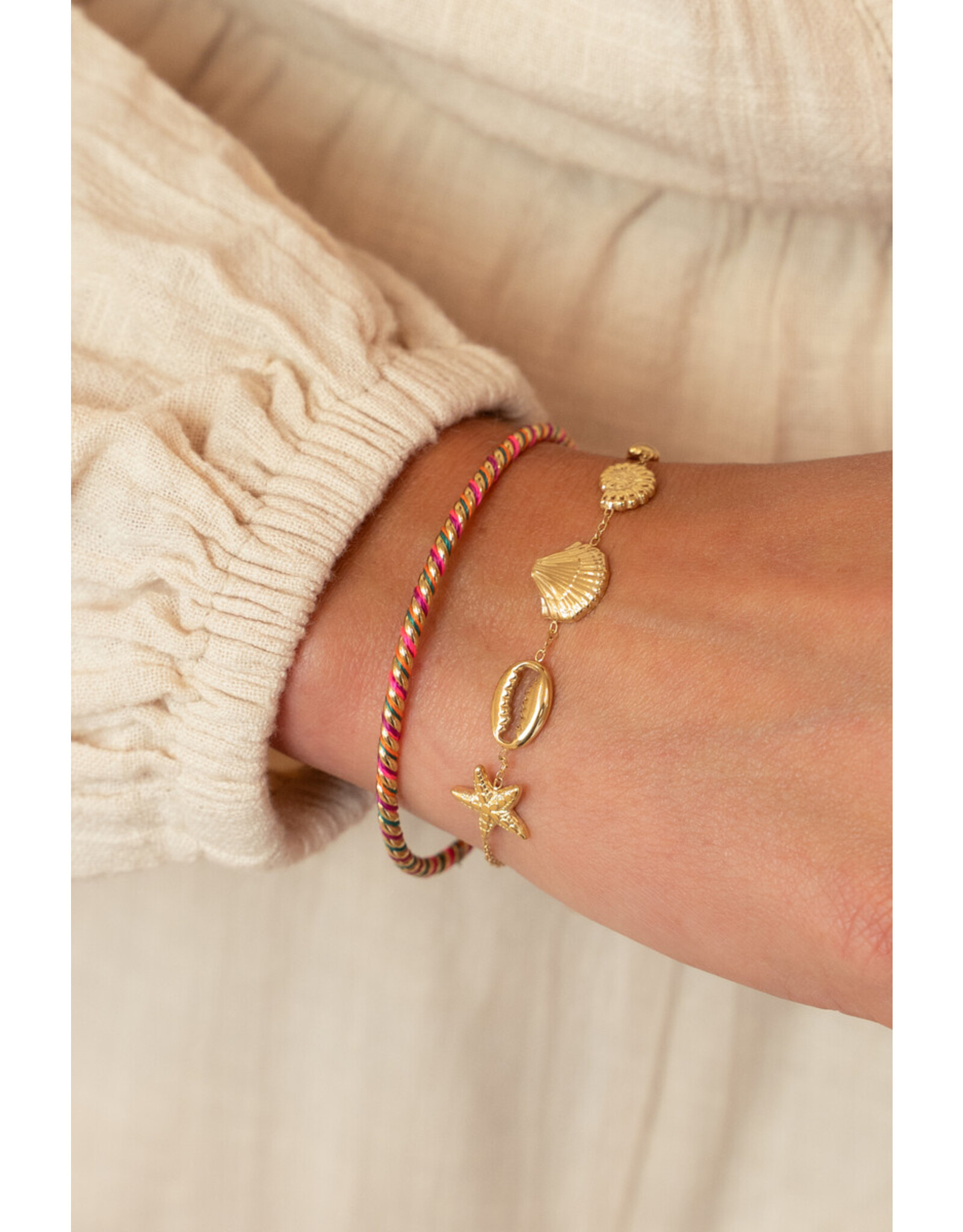 Armband schelpen