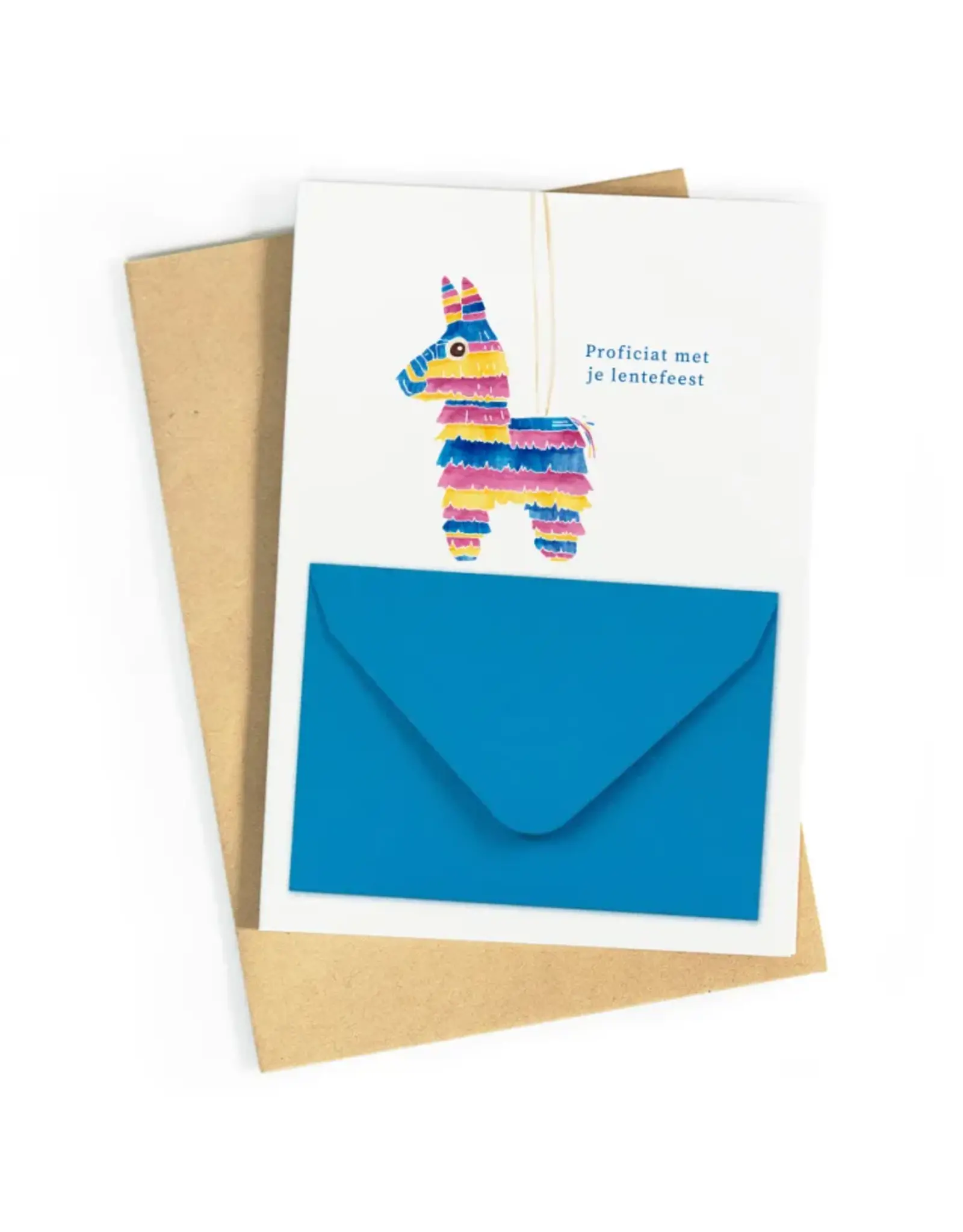 Wenskaart Lentefeest pinata