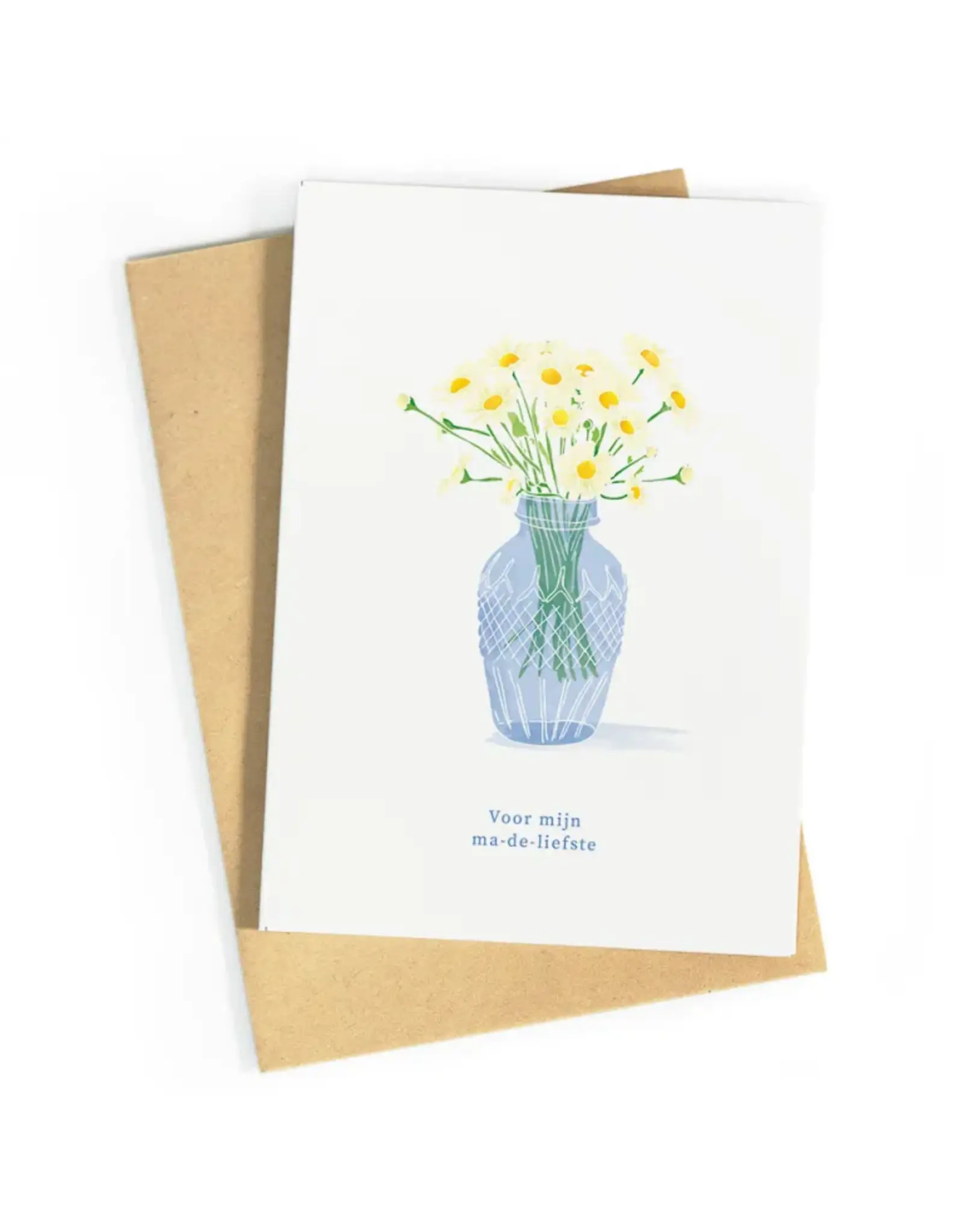 Wenskaart Voor mijn ma-de-liefste