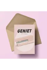 Wenskaart Geniet van je feest