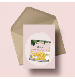 Wenskaart Mijn MA IS de beste