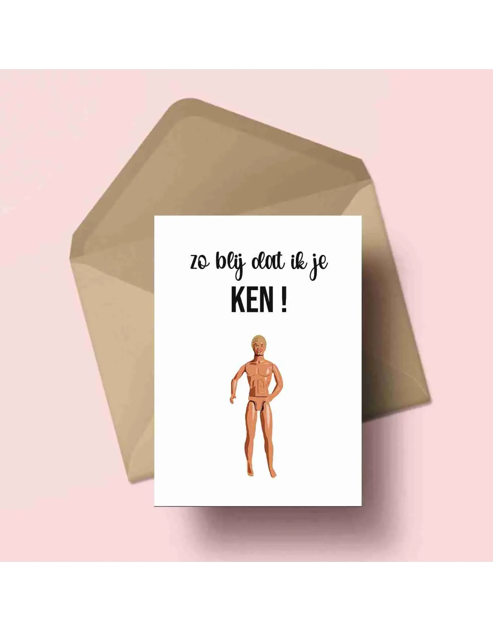 Wenskaart Zo blij dat ik je ken