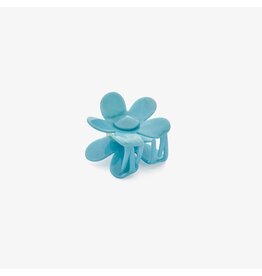 Haarspeld blauw bloem