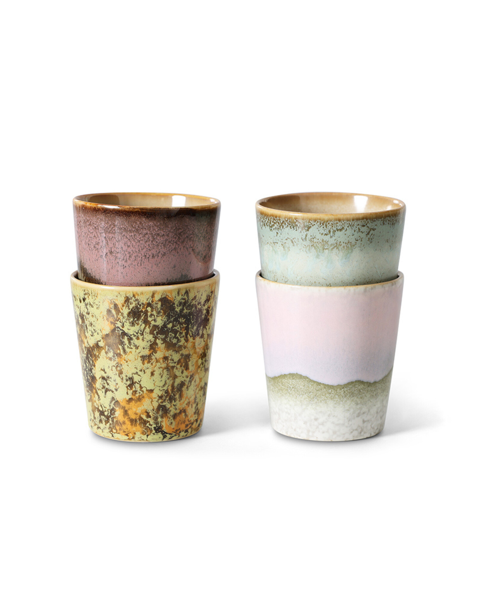 Set 4 Coffee mugs Serendipity