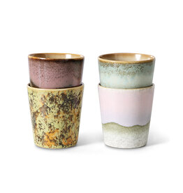 Set 4 Coffee mugs Serendipity