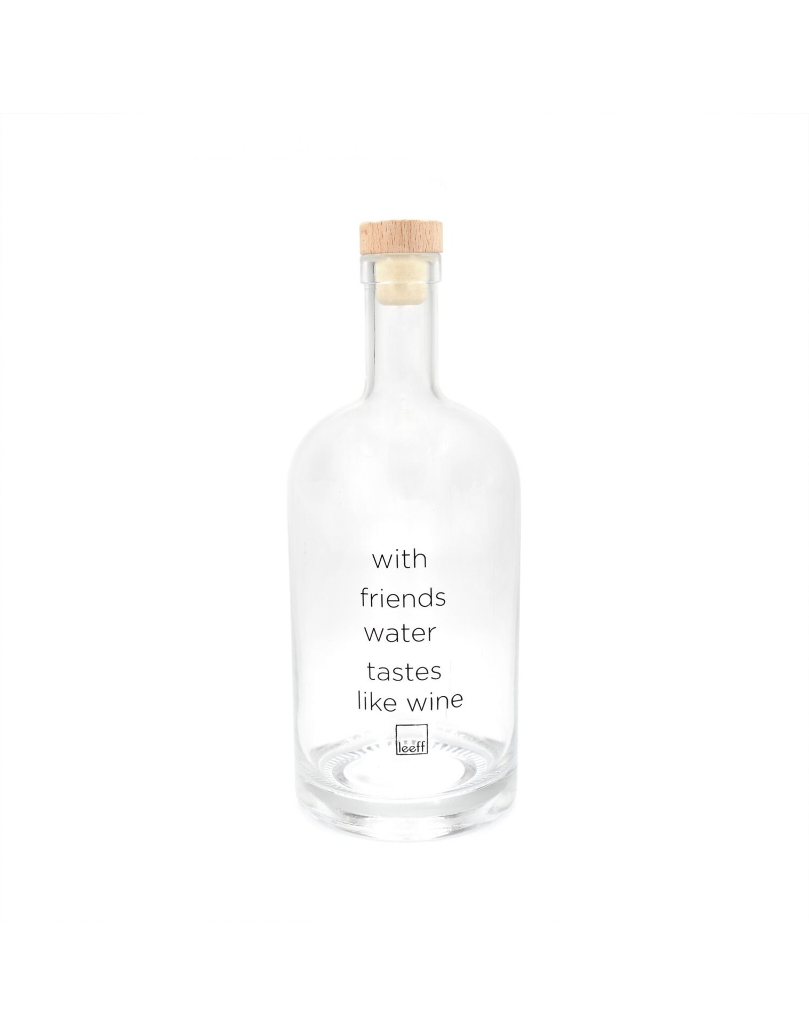 Waterkaraf With friends water tastes like wine