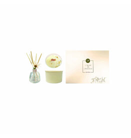 Cadeaubox Geurstokjes + geurkaars Azure