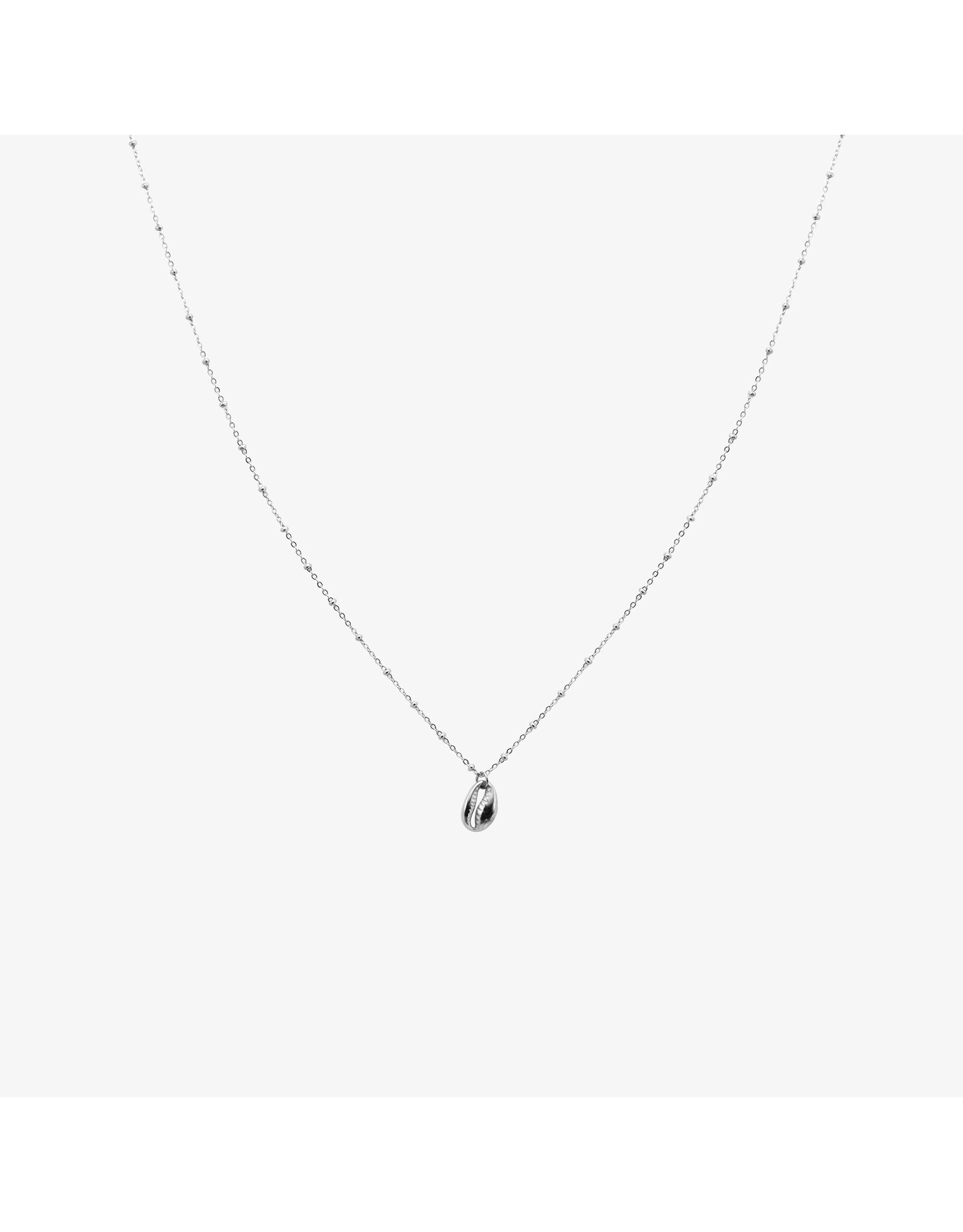 Ketting schelp zilver