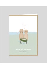 Wenskaart Een mini versie van jullie twee
