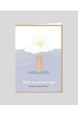 Wenskaart Dat de zon snel weer schijnt