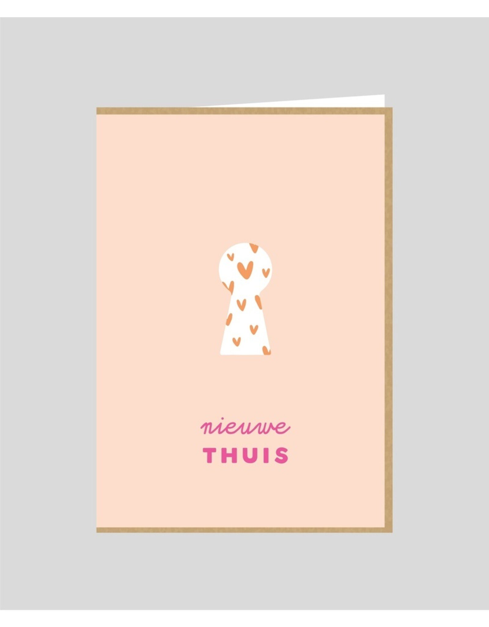 Wenskaart Nieuwe thuis