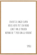 Wenskaart Pensioen