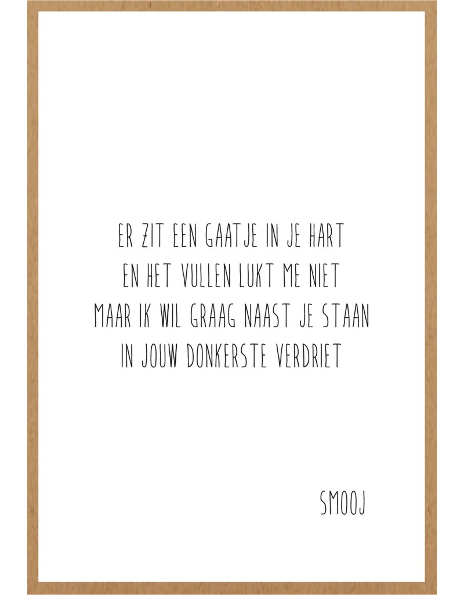 Wenskaart Gaatje