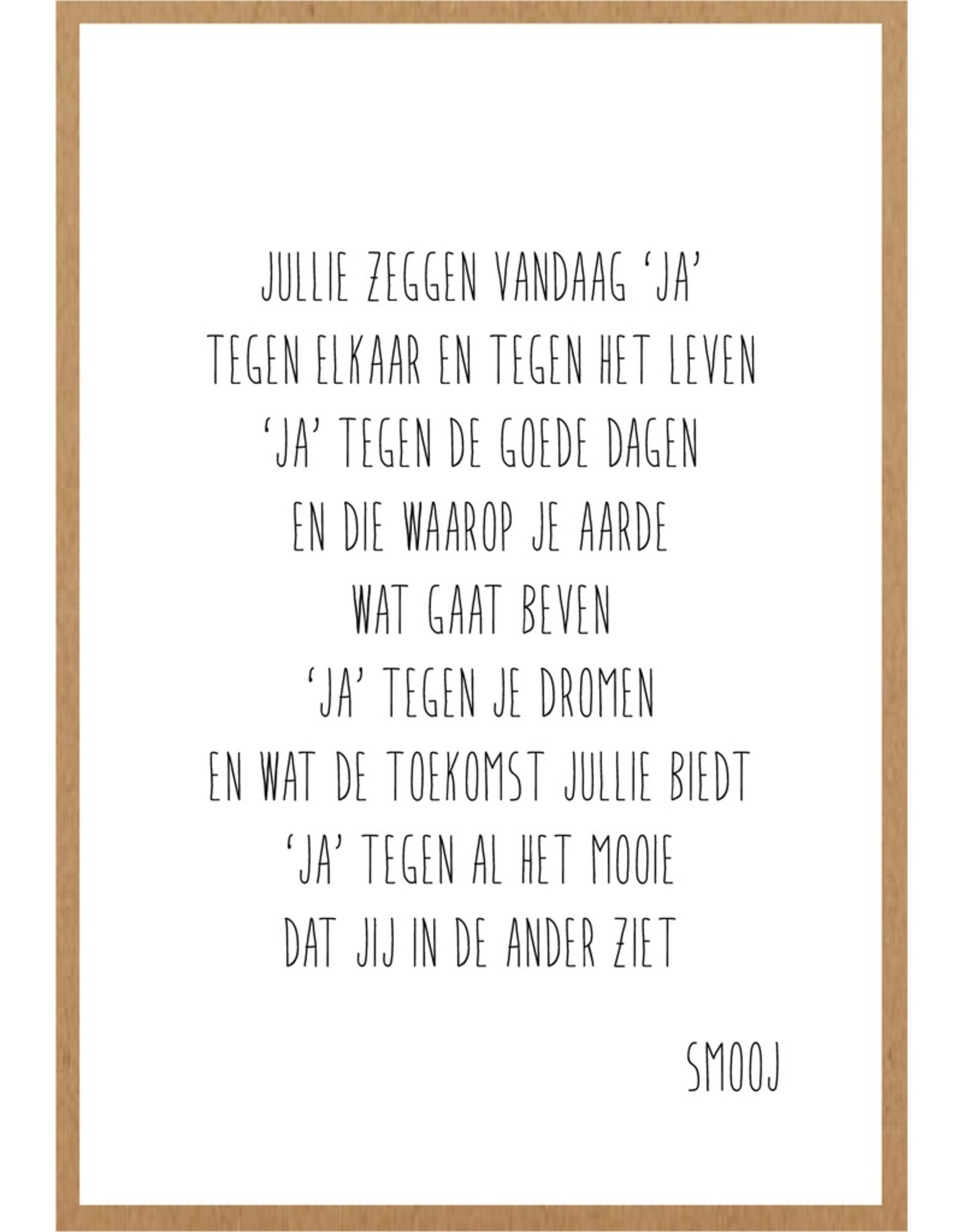 Wenskaart Ja