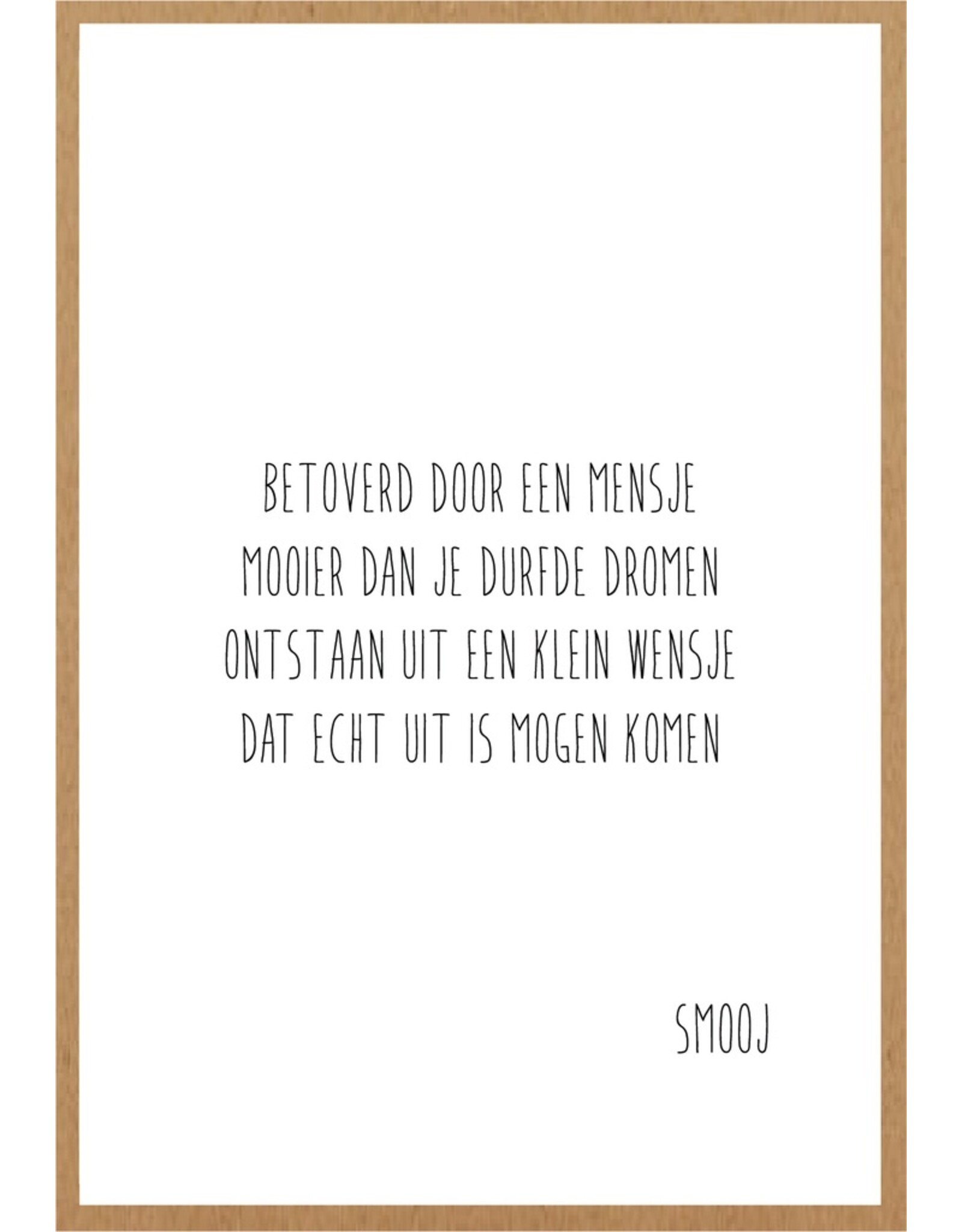 Wenskaart Klein wensje