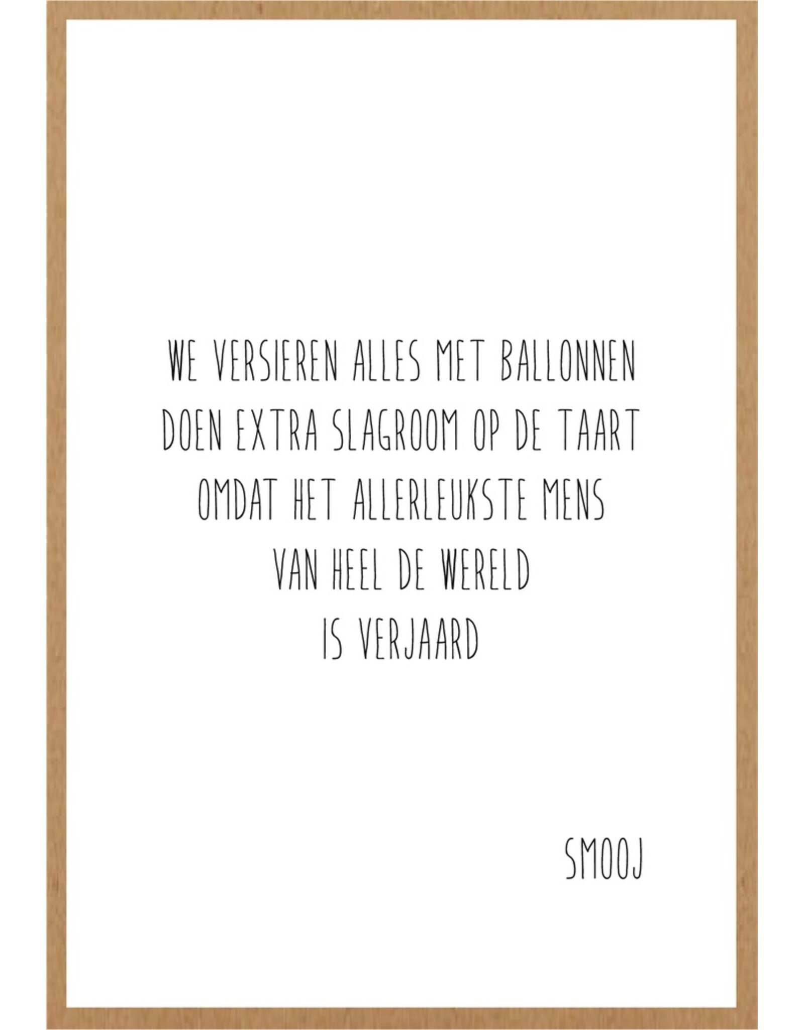Wenskaart Ballonnen