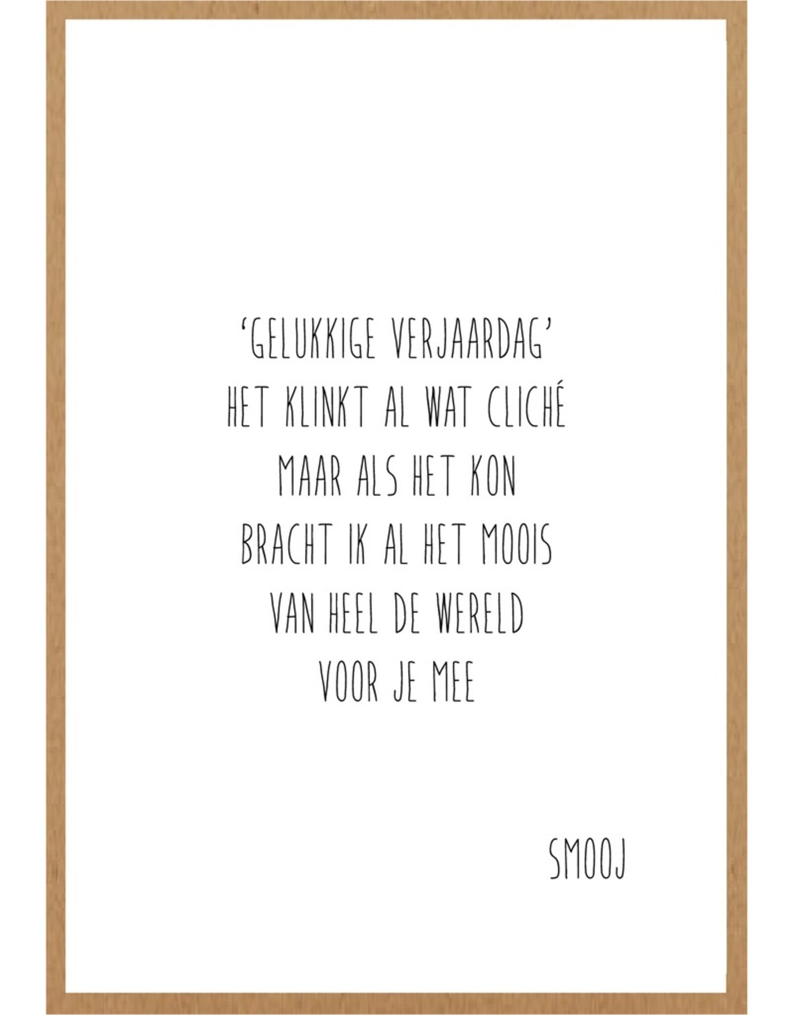 Wenskaart Cliché