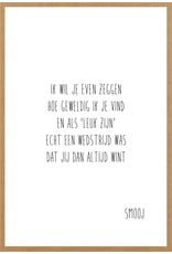 Wenskaart Ik vind je geweldig