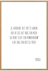 Wenskaart Powervrouw