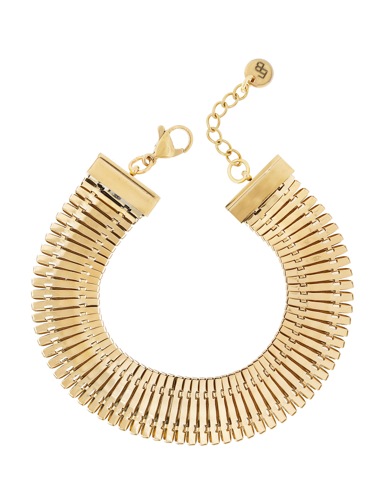 Brede gouden armband