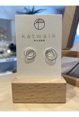 Studs swirl zilver