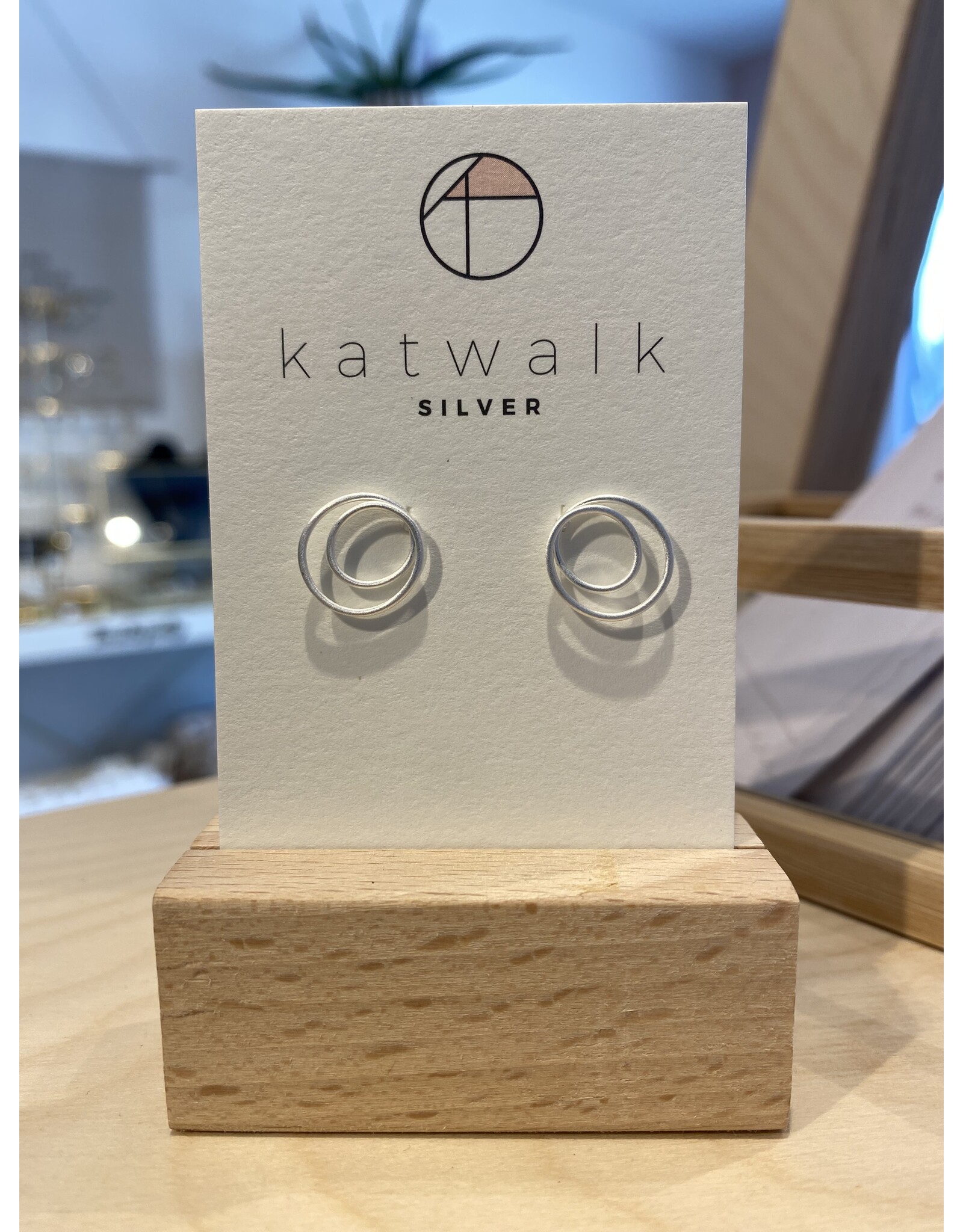 Studs swirl zilver
