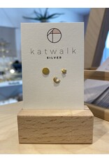 Studs maan-ster-dot goud
