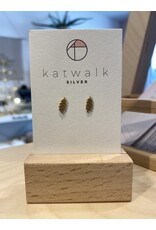 Studs blaadjes goud