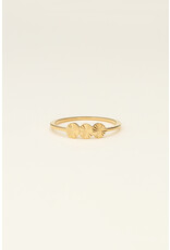 Ring met 3 muntjes