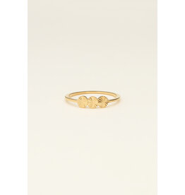 Ring met 3 muntjes