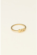 Ring met 3 muntjes