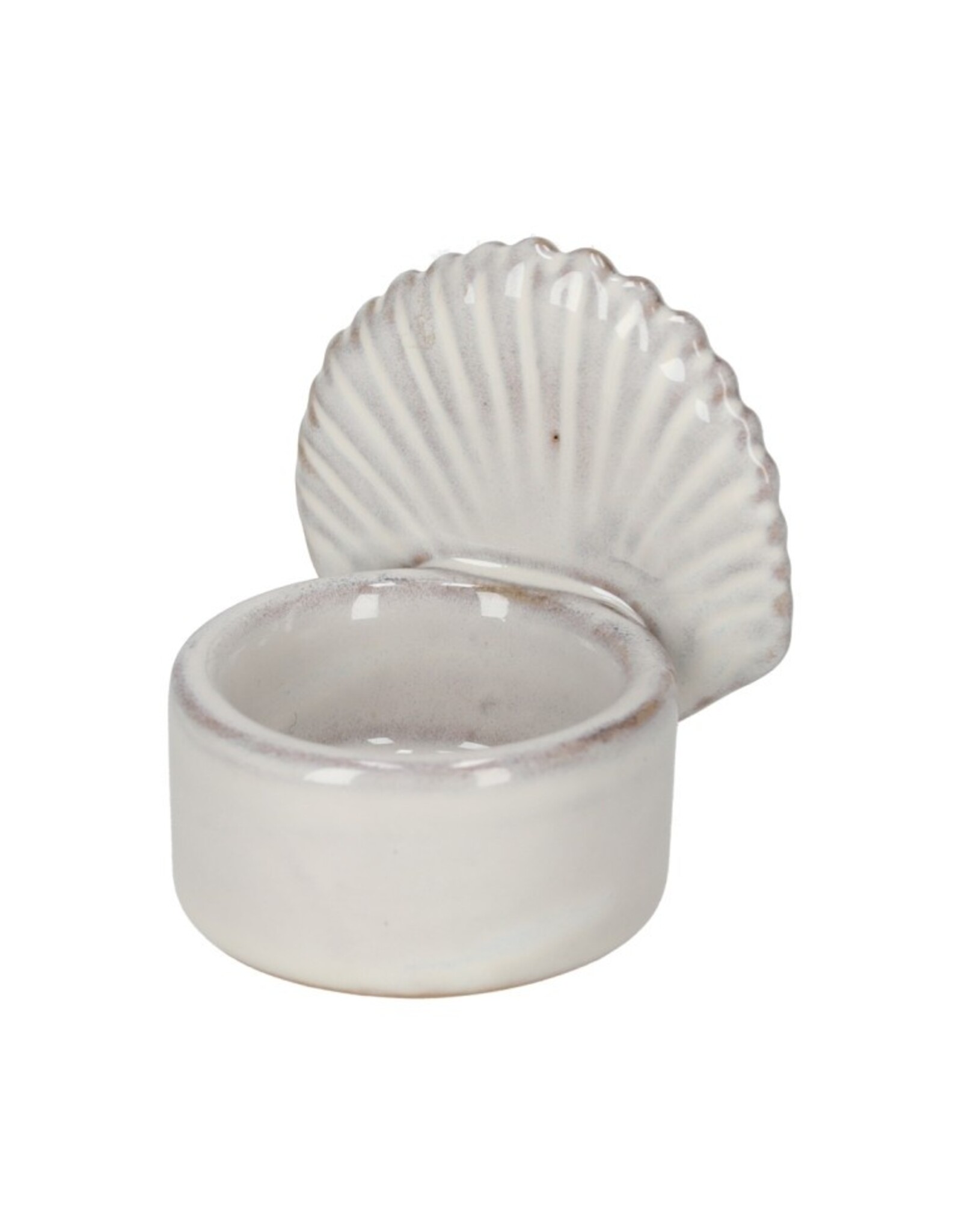 Theelichthouder schelp