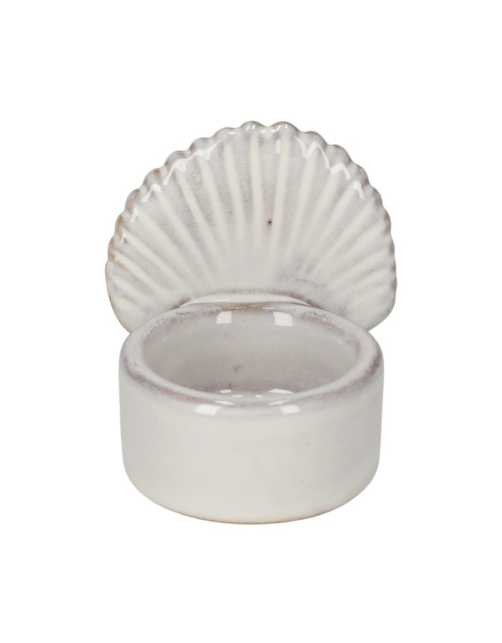 Theelichthouder schelp