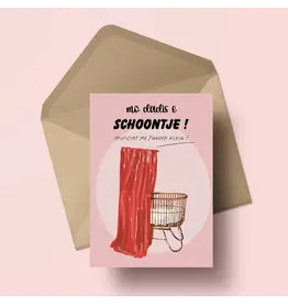 Wenskaart Mo dadis e schoontje