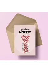 Wenskaart Gie ziet min favorietje