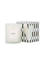 Geurkaars hartje groen/grijs