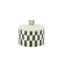 Geurkaars deksel hartje zilver