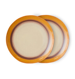 Set 2 Dinner plates Coconut