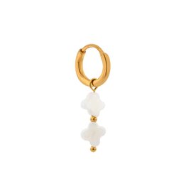 Oorring enkel Clover double